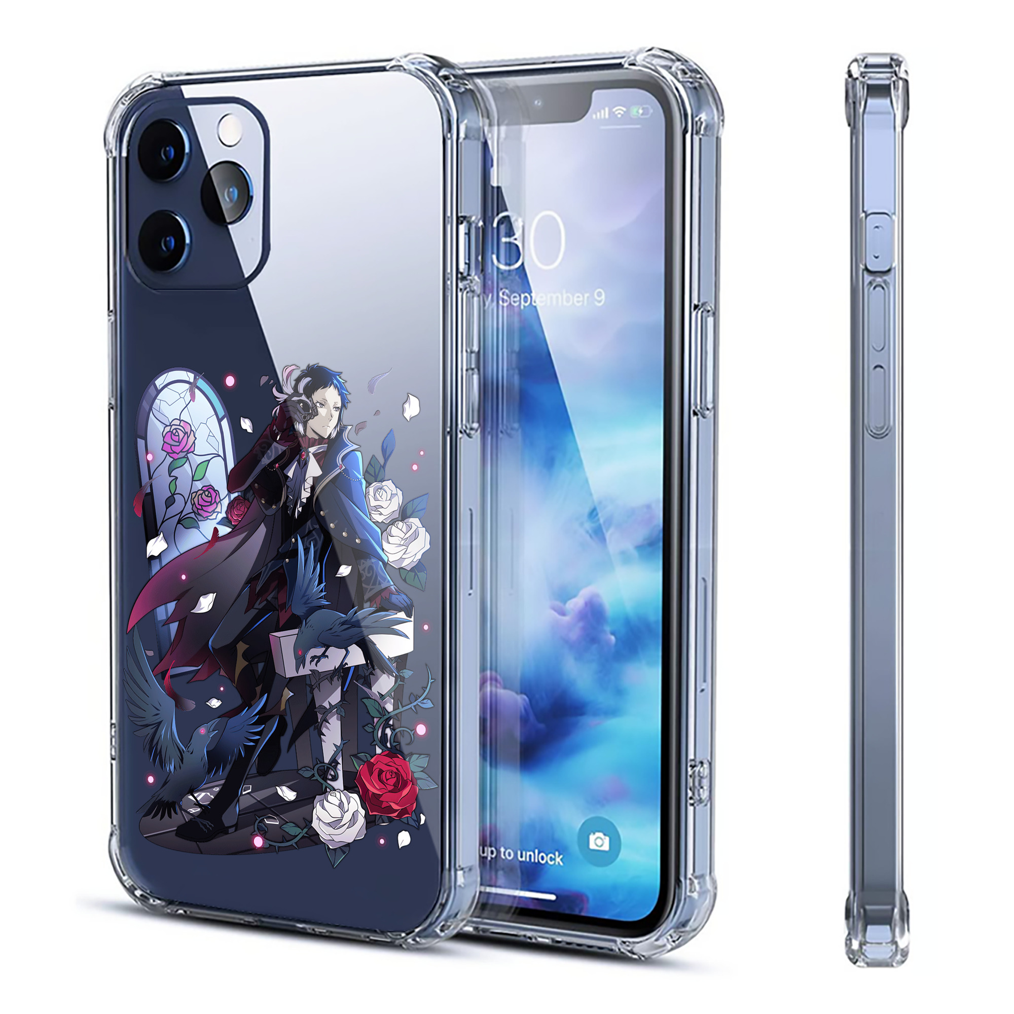 （画像用） 文豪ストレイドッグス Bungo Stray Dogs 【iPhone 12シリーズ対応】透明スマホケース（クリアソフトケース）